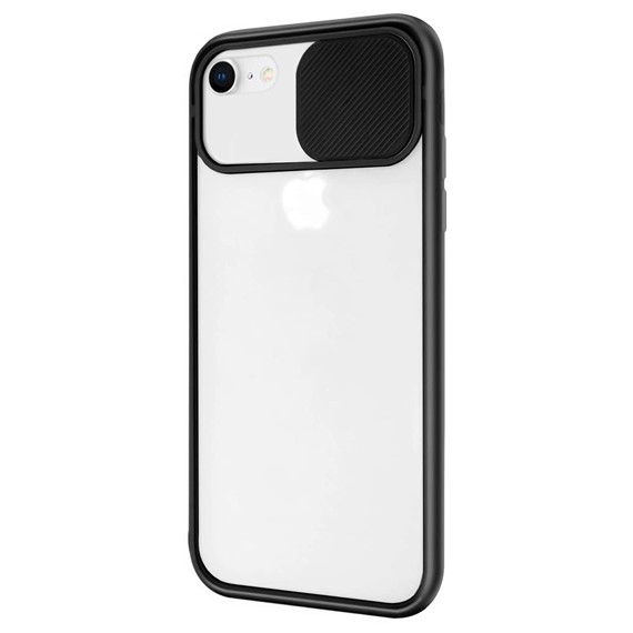 CaseUp Apple iPhone 8 Kılıf Camera Swipe Protection Siyah 2
